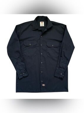 Dickies navy blue work shirt